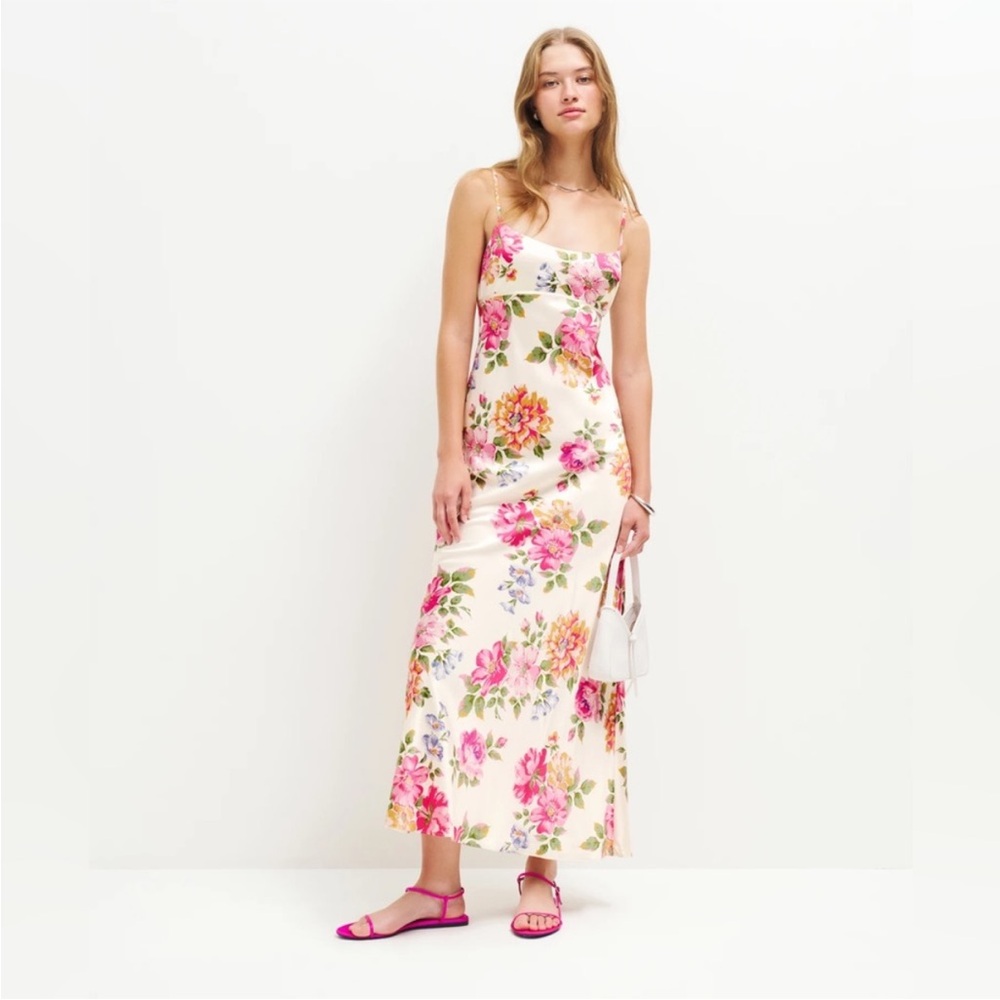 Reformation Kailyn Silk Dress - Giverny NWT floral dress